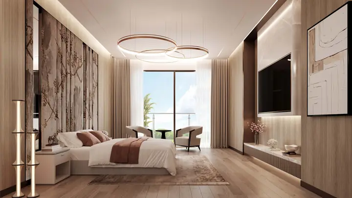 Experion master bedroom, artist's impression